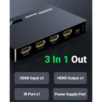 UGREEN Accessories UGREEN 4K HDMI Switch 3-IN-1 Out HDMI Switcher / 40234