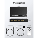 UGREEN Accessories UGREEN 4K HDMI Switch 3-IN-1 Out HDMI Switcher / 40234
