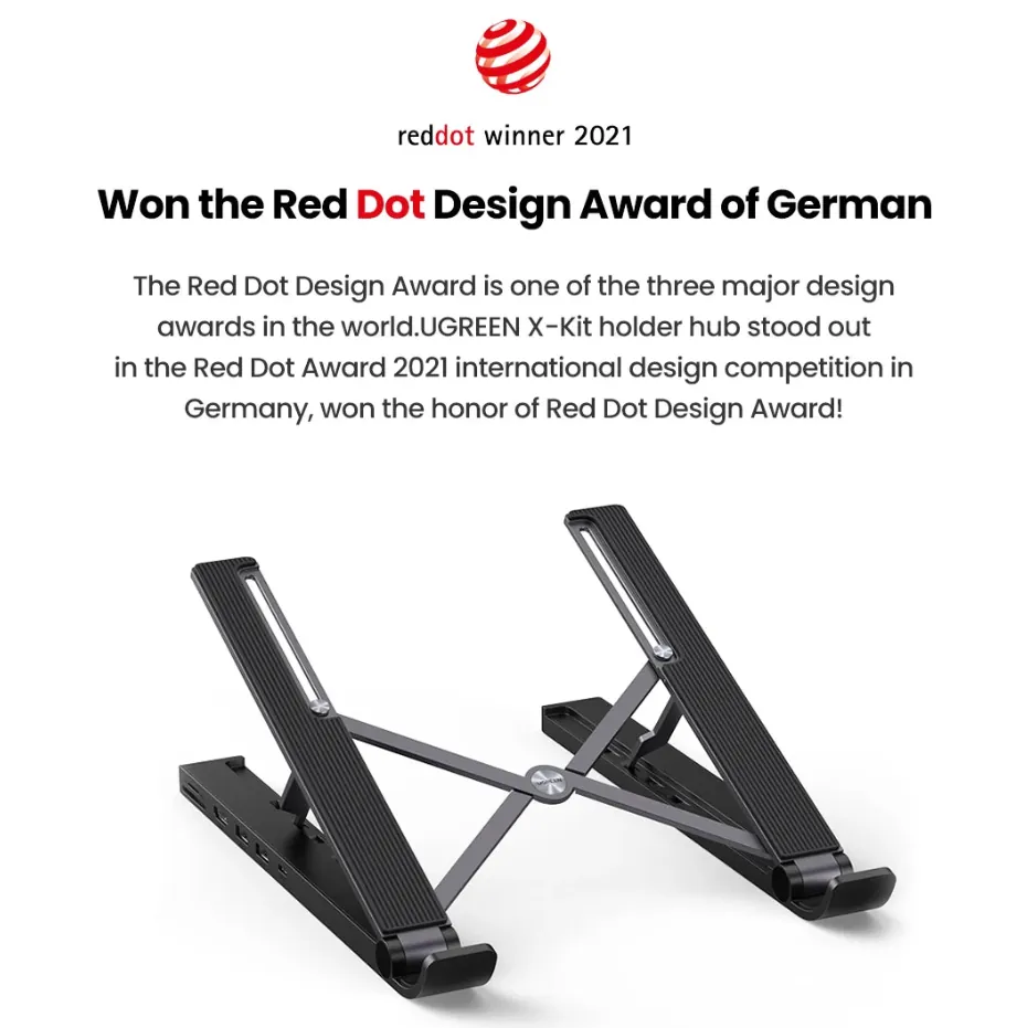UGREEN 5-in-1 Laptop Stand & Docking Station |80551 - متجر نصر