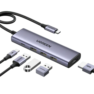 UGREEN Accessories UGREEN 5 in 1 Multifunction Adapter |15596
