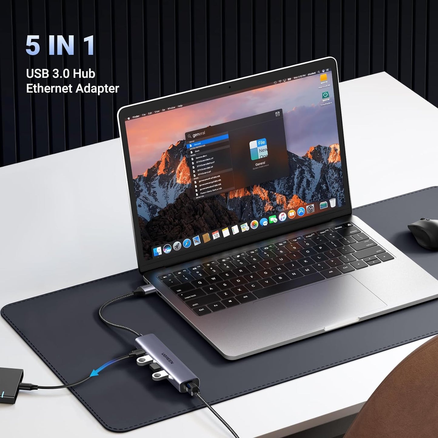 UGREEN 5 in 1 Multiport Hub | 60554 - متجر نصر