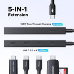 UGREEN Accessories UGREEN 5-IN-1 USB-C HUB USB-C TO 4XUSB-C 3.2 HUB WITH PD / 55334