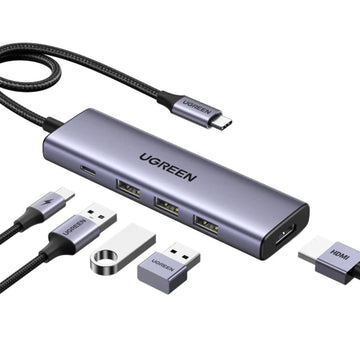 UGREEN Accessories UGREEN 5 In 1 USB-C Multiport Dock with 4K@60Hz Hdmi Hub | 15597