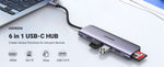 UGREEN Accessories UGREEN 6-in-1 4K HDMI USB C Hub | 70410