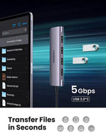 UGREEN Accessories UGREEN 6-in-1 4K HDMI USB C Hub | 70410