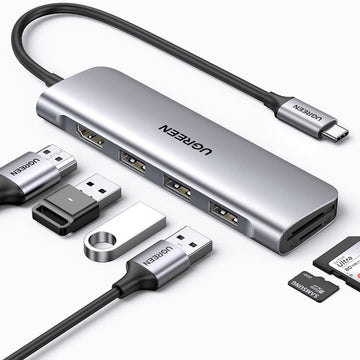 UGREEN Accessories UGREEN 6 in 1 Multifunction Adapter | 20956a