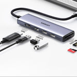 UGREEN Accessories UGREEN 6-in-1 USB C Hub 4K@60Hz | 60383