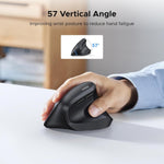 UGREEN Accessories UGREEN 65042 | Vertical Mouse, Wireless Bluetooth Ergonomic Mouse, Dual-Mode (BT 5.4 & USB 2.4G), Quiet Clicks, 4 Adjustable DPI