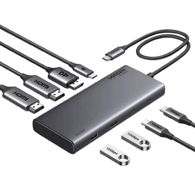 UGREEN Accessories UGREEN 8 in 1 USB C Docking Station with Dual Monitor | 35625