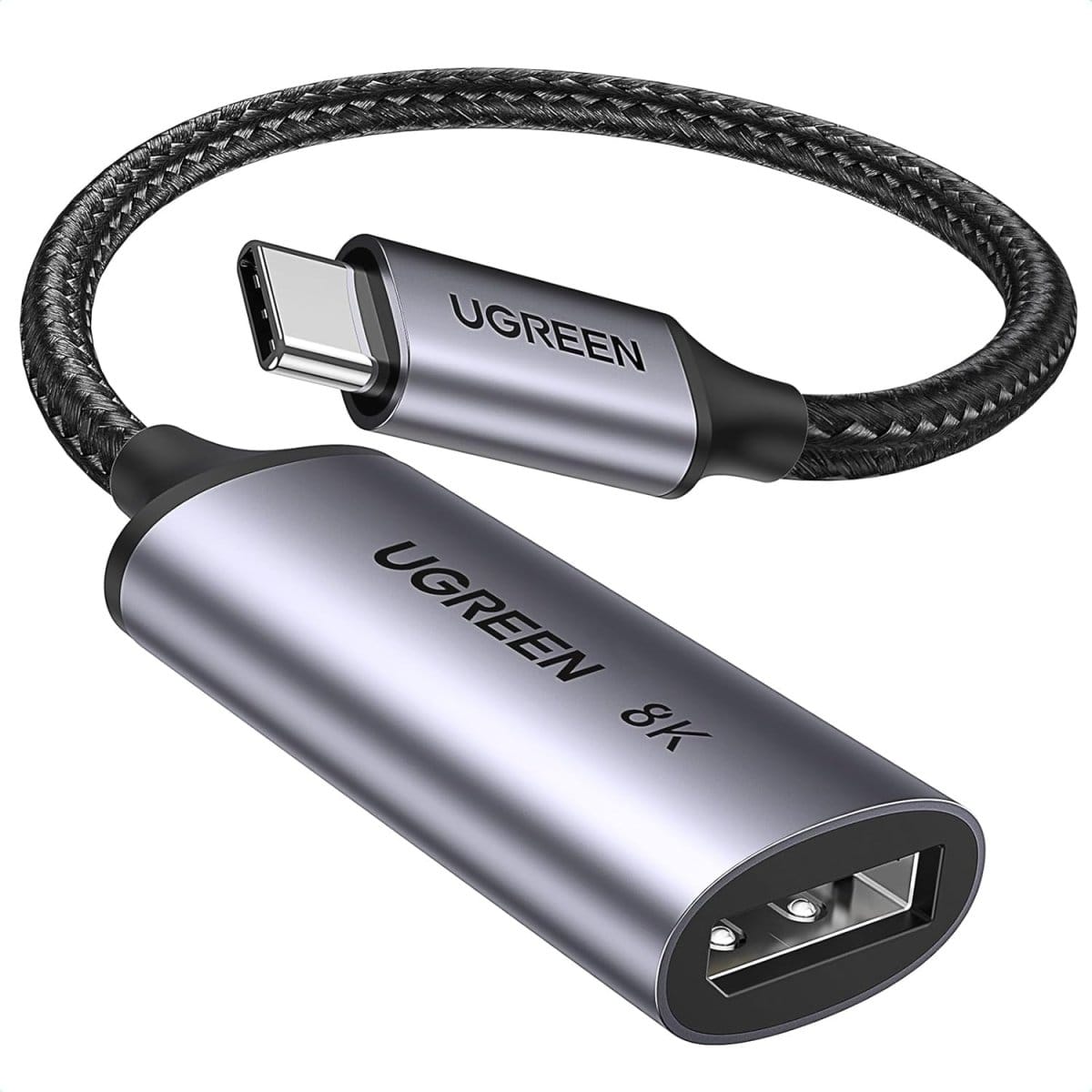UGREEN 8K@60Hz USB C to DisplayPort 1.4 Adapter / 15575 - متجر نصر