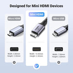 UGREEN Accessories UGREEN 8K Mini HDMI to HDMI Cable / HD163