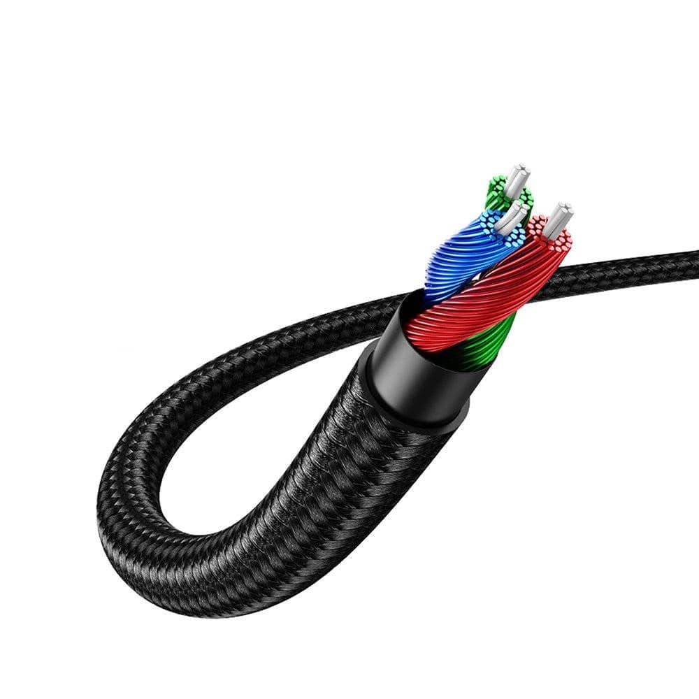 Ugreen Angled AUX Cable 2 x Mini Jack 3.5mm blue /AV112 - متجر نصر