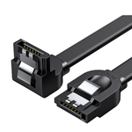 UGREEN Accessories UGREEN ANGLED SATA 3 DATA CABLE 0.5M (BLACK) /30797