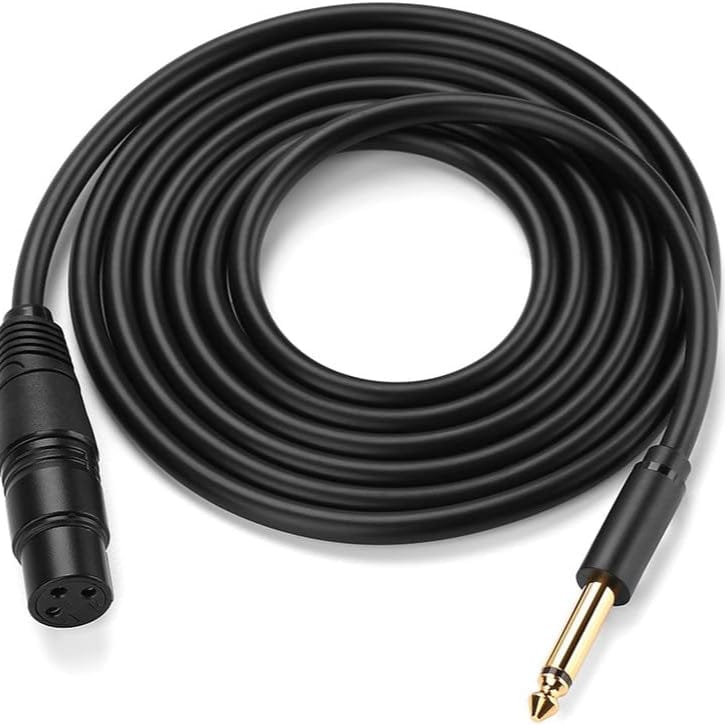 Ugreen Audio Cable XLR Microphone Cable (Female) - 6.35mm Jack (Male)  Black/ AV131 - متجر نصر
