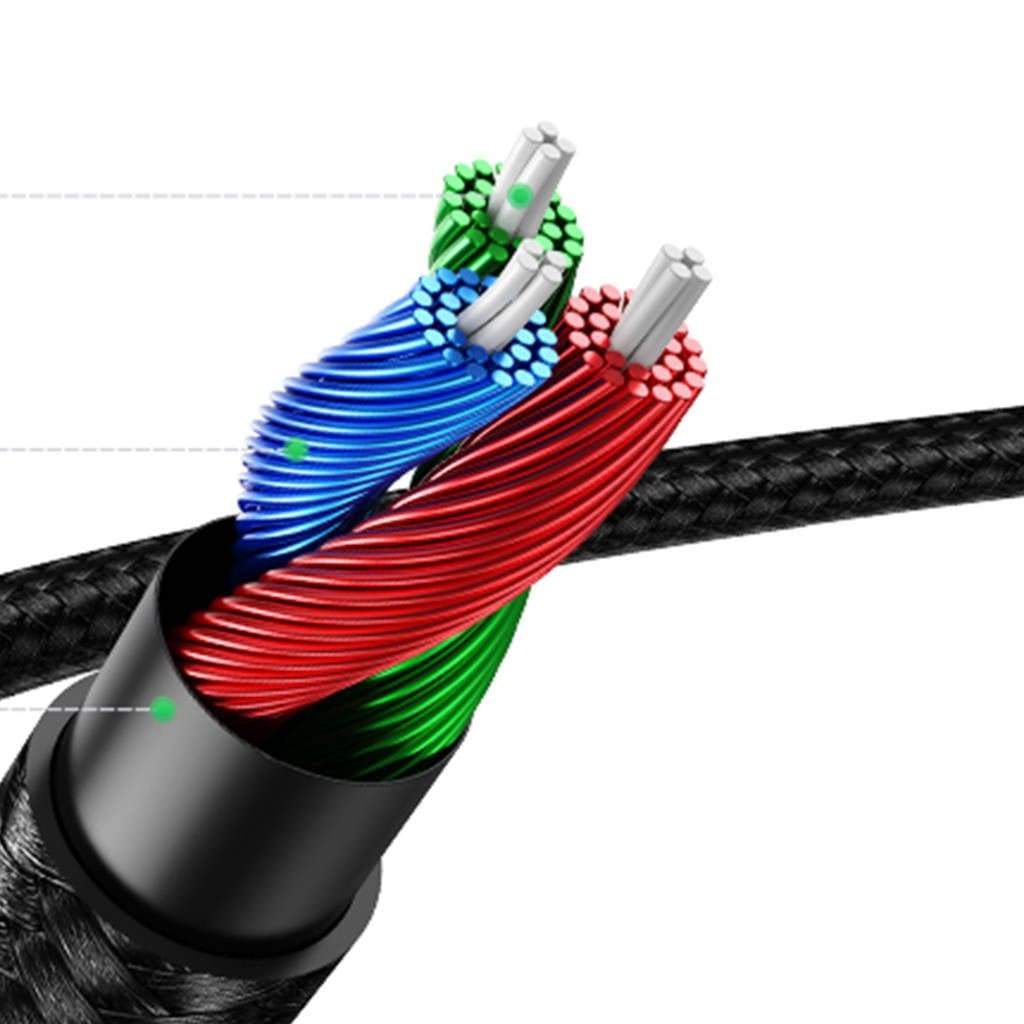 Ugreen AUX audio cable straight minijack 3.5 mm (blue) / AV112 - متجر نصر