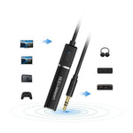 UGREEN Accessories Ugreen Bluetooth 5.0 transmitter wireless audio adapter 3.5 mm mini jack black / 40761