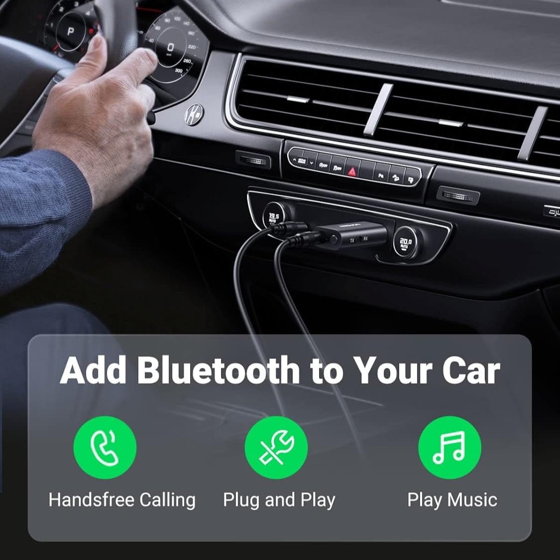 UGREEN Bluetooth 5.1 Transmitter Receiver / 60300 - متجر نصر