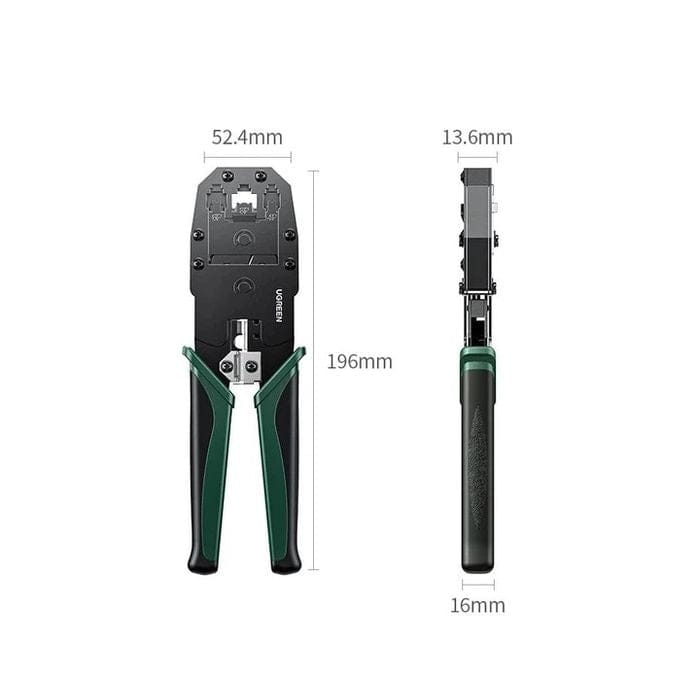 UGREEN-C 8P/6P/4P Multifunction Crimping Tool, Strip, Cut & Crimp for RJ45 / RJ12 / RJ11 | NW304 - متجر نصر