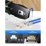 UGREEN Accessories UGREEN-C 8P/6P/4P Multifunction Crimping Tool, Strip, Cut & Crimp for RJ45 / RJ12 / RJ11 | NW304