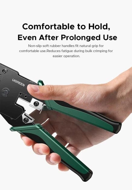 UGREEN-C 8P/6P/4P Multifunction Crimping Tool, Strip, Cut & Crimp for RJ45 / RJ12 / RJ11 | NW304 - متجر نصر