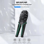 UGREEN Accessories UGREEN-C 8P/6P/4P Multifunction Crimping Tool, Strip, Cut & Crimp for RJ45 / RJ12 / RJ11 | NW304