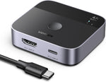 UGREEN Accessories UGREEN-C USB-C + HDMI Switch 2 In 1 Out 4K@60Hz, 2 Devices Share 1 HDMI Display | AW503