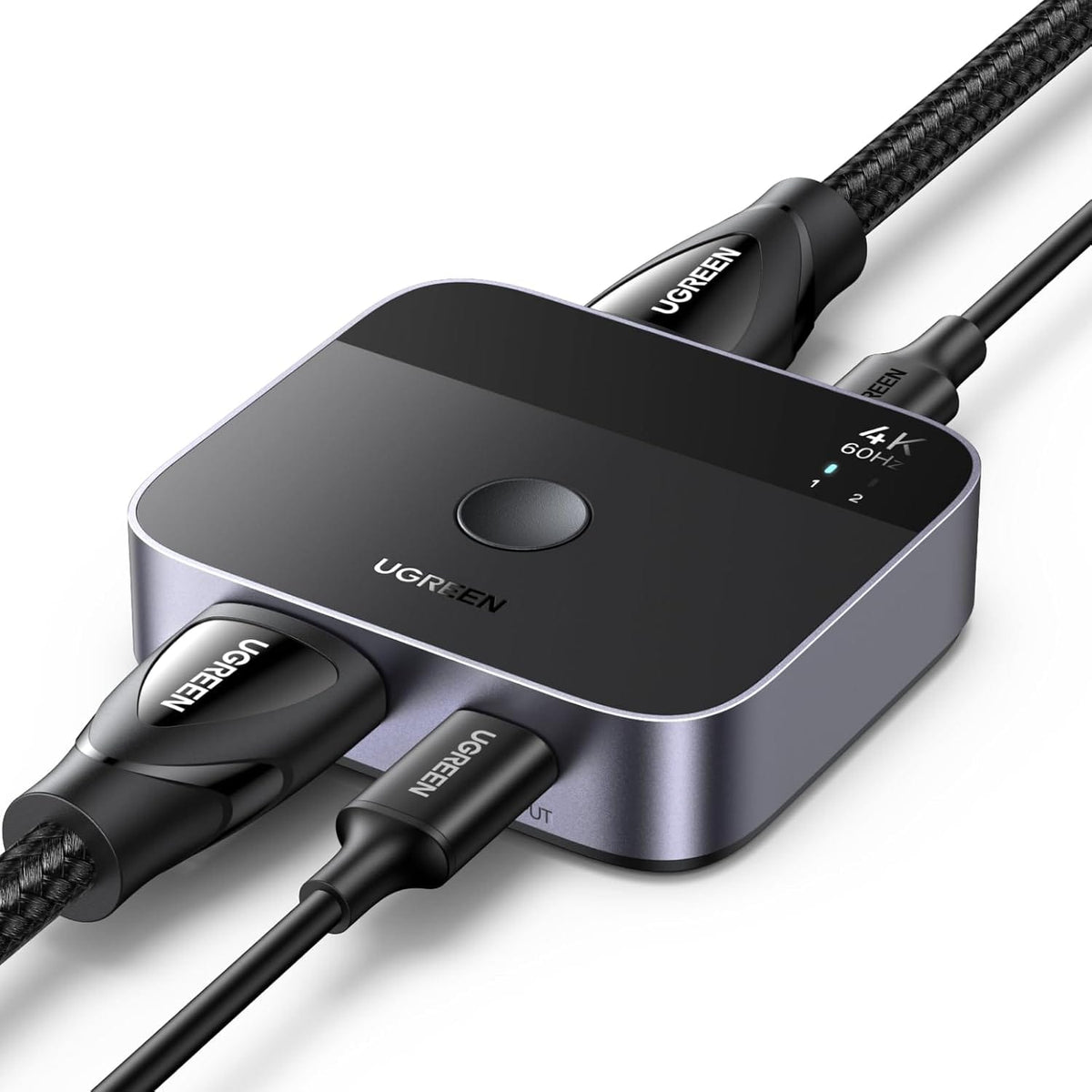 UGREEN-C USB-C + HDMI Switch 2 In 1 Out 4K@60Hz, 2 Devices Share 1 HDMI Display | AW503 - متجر نصر