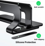 UGREEN Accessories UGREEN-C Vertical Laptop Stand, Adjustable Aluminum Holder for Laptops up to 15.6" Black | LP258
