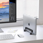 UGREEN Accessories UGREEN-C Vertical Laptop Stand, Adjustable Aluminum Holder for Laptops up to 15.6" Black | LP258