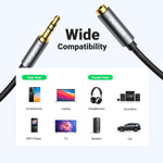 UGREEN Accessories Ugreen Cable 3.5 mm Mini Jack (male) / 3.5 mm Mini Jack (female)  Black / AV118