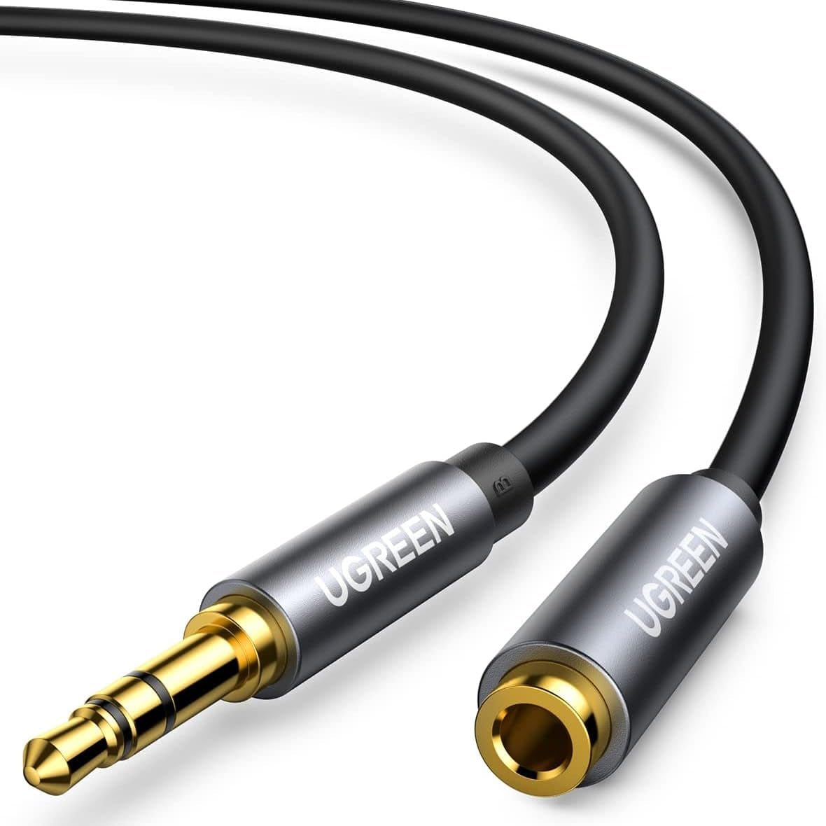 Ugreen Cable 3.5 mm Mini Jack (male) / 3.5 mm Mini Jack (female)  Black / AV118 - متجر نصر