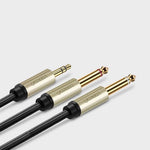 UGREEN Accessories Ugreen cable audio cable mini jack 3.5mm - 2 x jack 6.35mm 2m gray / AV126