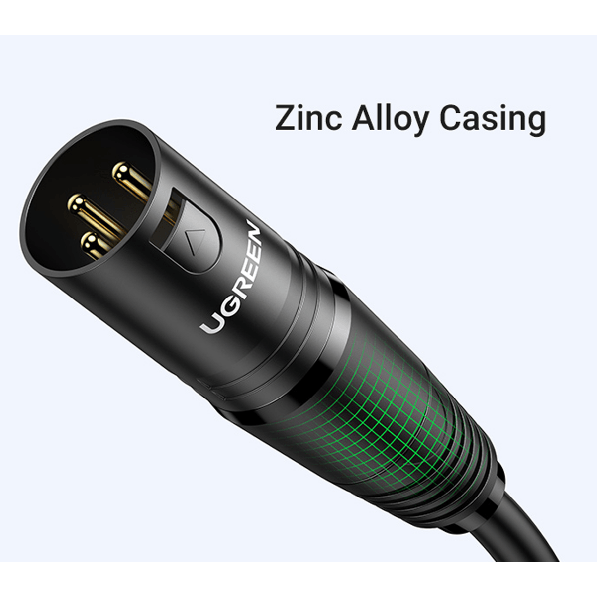 UGREEN Cannon Male To Female Microphone Extension Audio Cable / AV130 - متجر نصر