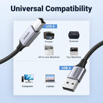UGREEN Accessories Ugreen Case USB A Male to USB B 2.0 Printer Cable with Braid Black /US369