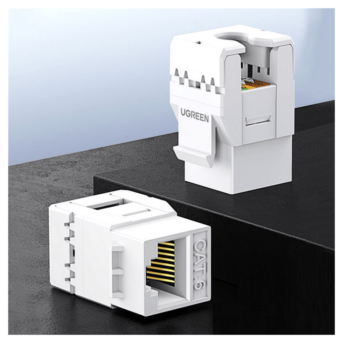 UGREEN CAT6 Unshielded Module 180° 1 pc - 30844 - متجر نصر