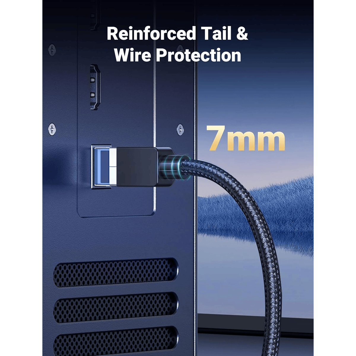 UGREEN CAT8 Shielded Round Braided Cable Modular Plugs | NW153 | متجر نصر