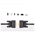 UGREEN Accessories UGREEN DB9 RS232 Adapter Male to Male Cable 1.5m (Black) - 20153