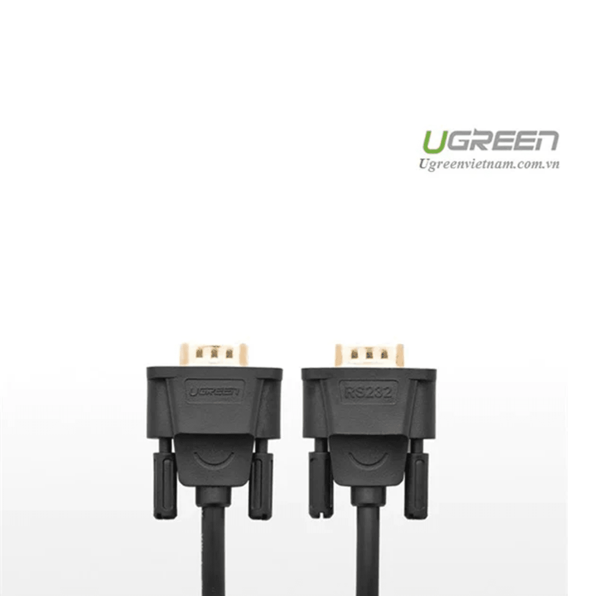 UGREEN DB9 RS232 Adapter Male to Male Cable 1.5m (Black) - 20153 - متجر نصر
