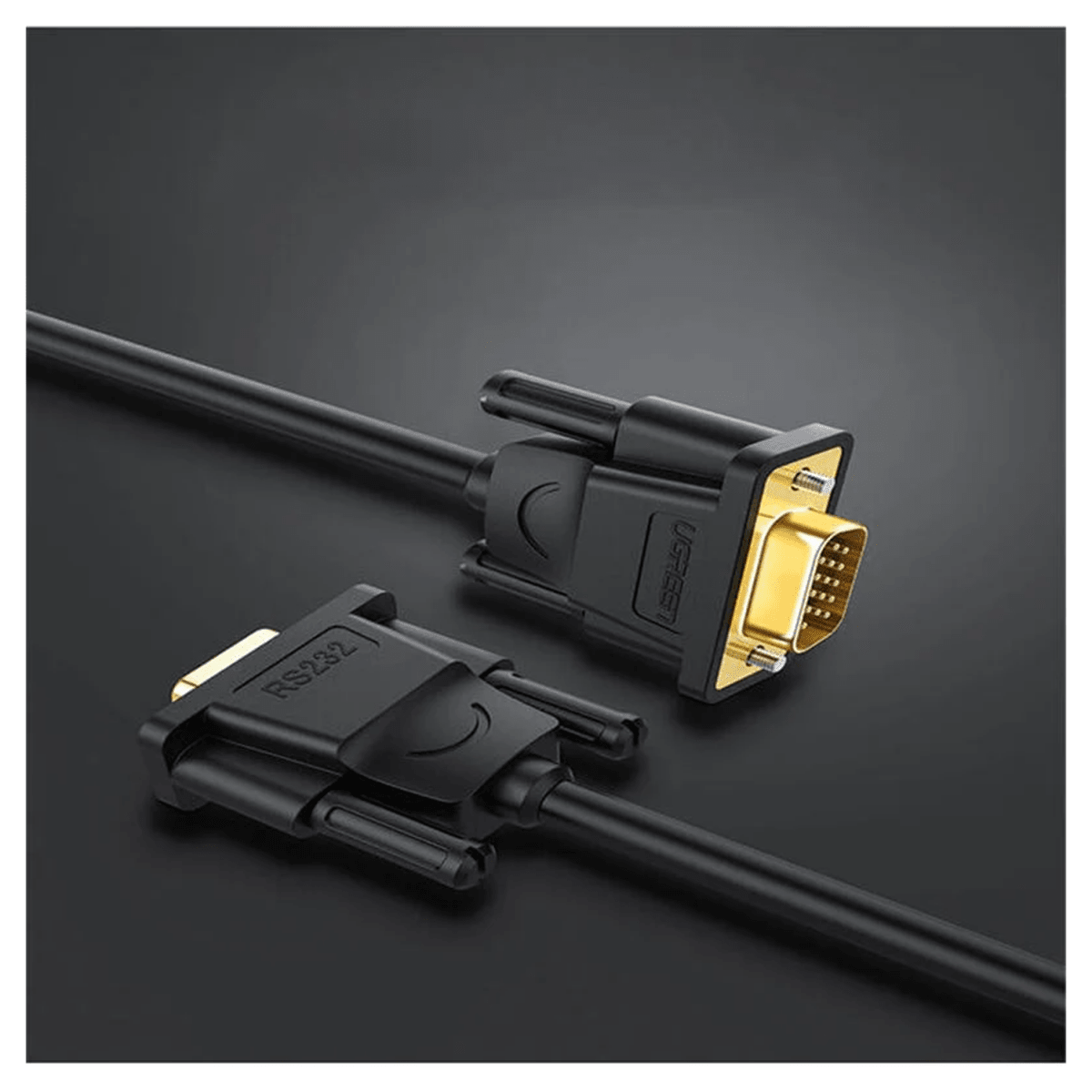 UGREEN DB9 RS232 Male To Female Adapter Cable - DB101 - متجر نصر