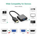 UGREEN Accessories UGREEN DisplayPort to VGA Female Converter / 20415