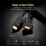 UGREEN Accessories Ugreen DP Male to VGA Male Cable 1.5M / 10247