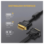 UGREEN Accessories UGREEN DVI-D 24+1 Dual Link Male to Male Digital Video Cable - DV101