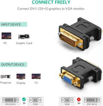 UGREEN Accessories UGREEN DVI-I (24+5) Male to VGA Female Converter (Black) - 20122