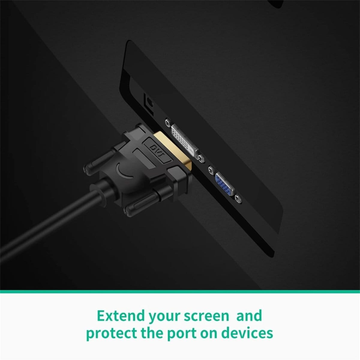 UGREEN DVI MALE TO HDMI FEMALE ADAPTER CABLE - 20118 - متجر نصر
