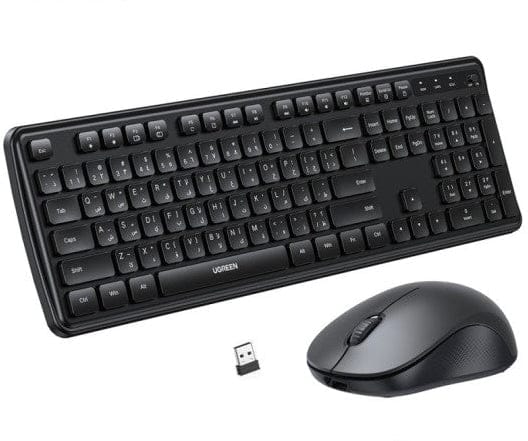 UGREEN Ergonomic Wireless 2.4G Keyboard & Mouse Combo |MK331 | 65781 - متجر نصر