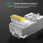 UGREEN Accessories UGREEN Gigabit Cat6A Shielded Modular RJ45 Plug (10PCs) - 70316