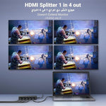 UGREEN Accessories UGREEN HDMI 2.0 1*4 Splitter / CM187-50708EU