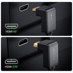 UGREEN Accessories UGREEN HDMI Cable Right Angle 4K HDMI Cord High Speed, 4K@60Hz / HD103