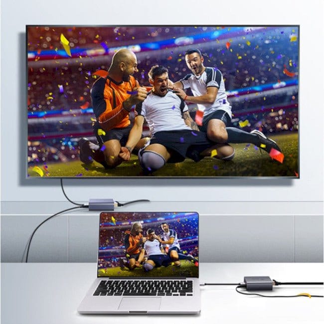 UGREEN HDMI Extender 50m Over a Single Cat5e/6 (Transmitter*1+Receiver*1) / 90811EU - متجر نصر