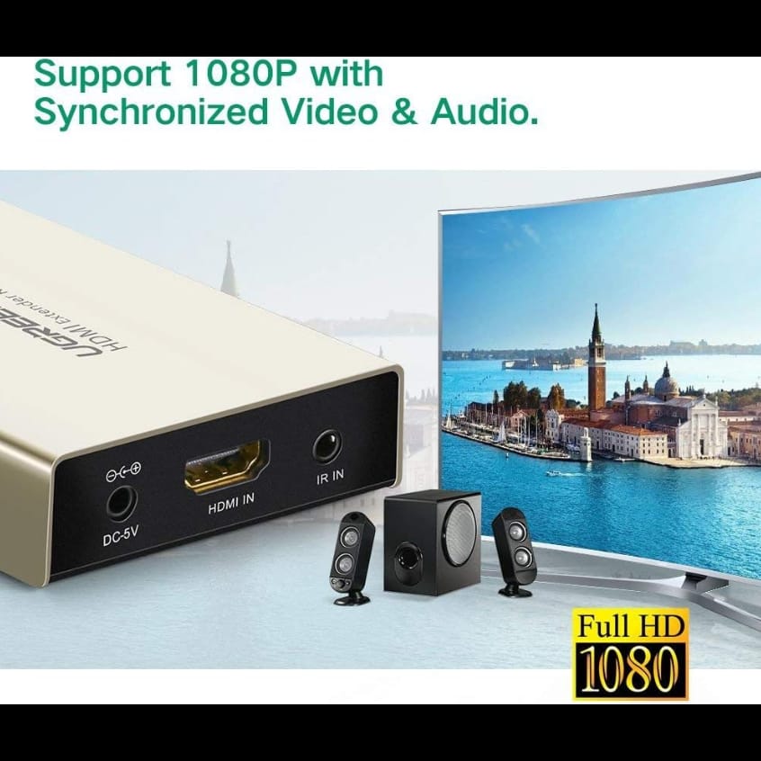 UGREEN HDMI Extender Receiver 120m (need Transmitter) | 30945 - متجر نصر